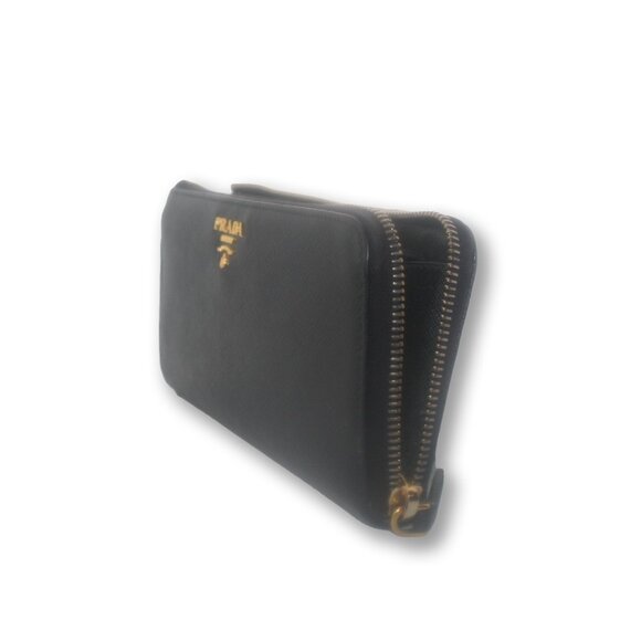 Prada Saffiano Leather Zip-Around Wallet - Picture 4 of 10